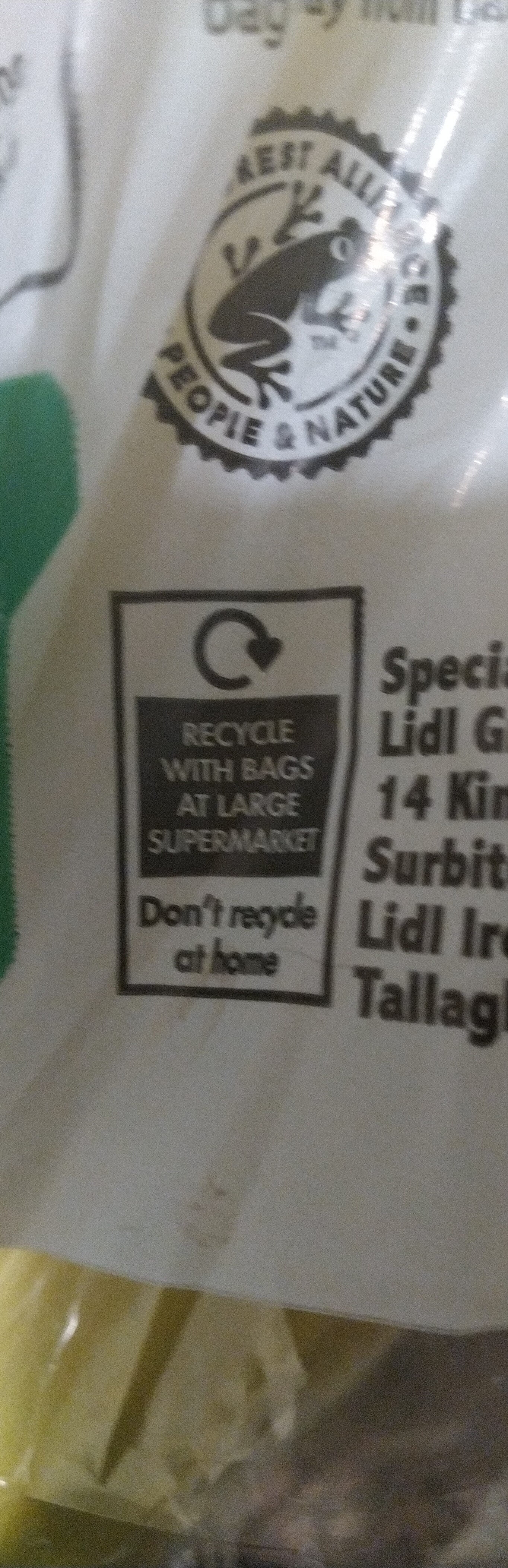 Bananas - Recycling instructions and/or packaging information - en