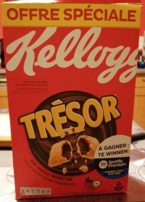 Céréales Trésor Kellogg's Chocolat Noisettes - Product - fr