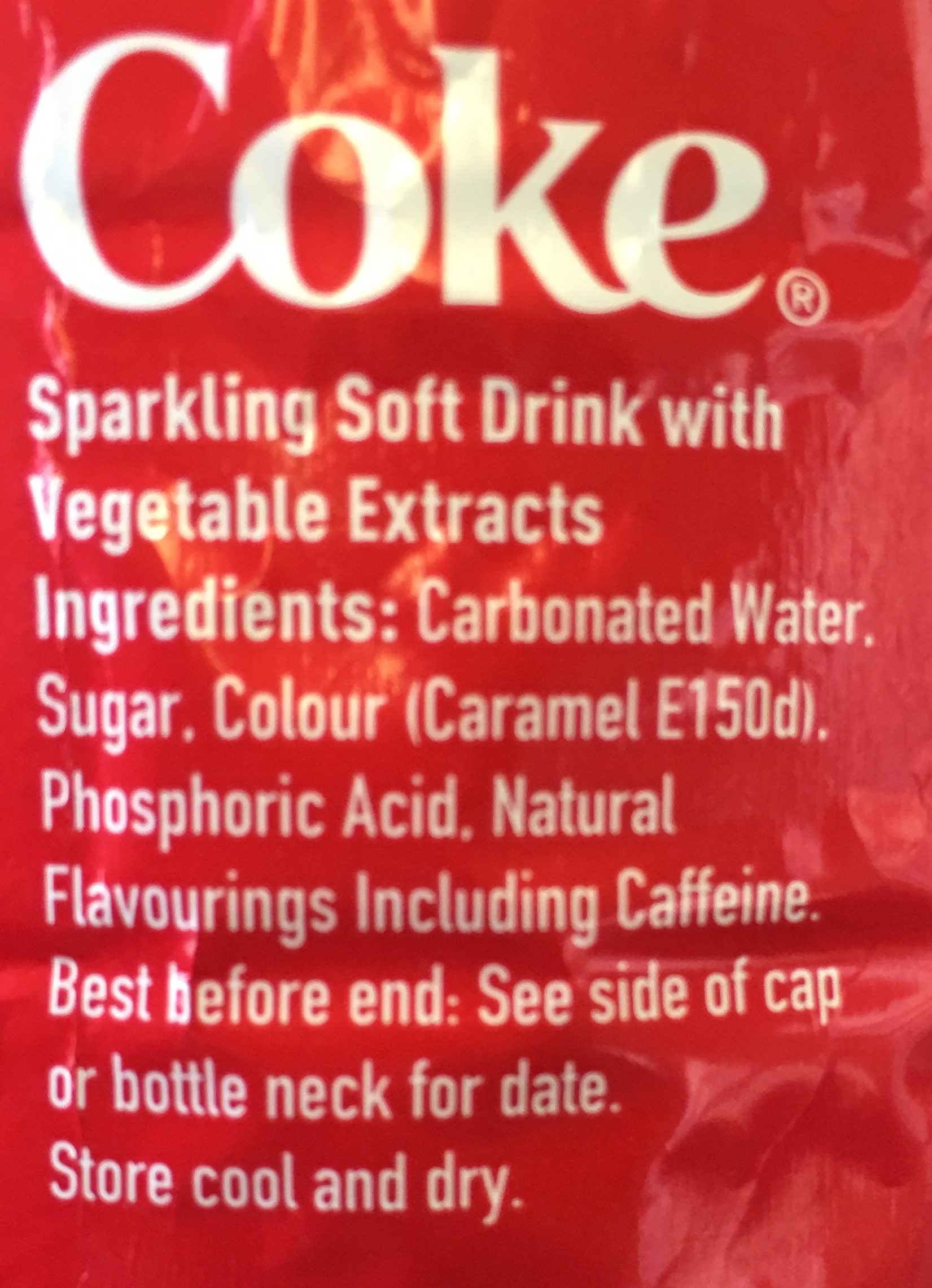 Coca-Cola - Ingredients - en