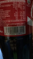 Coca-Cola - Nutrition facts - en