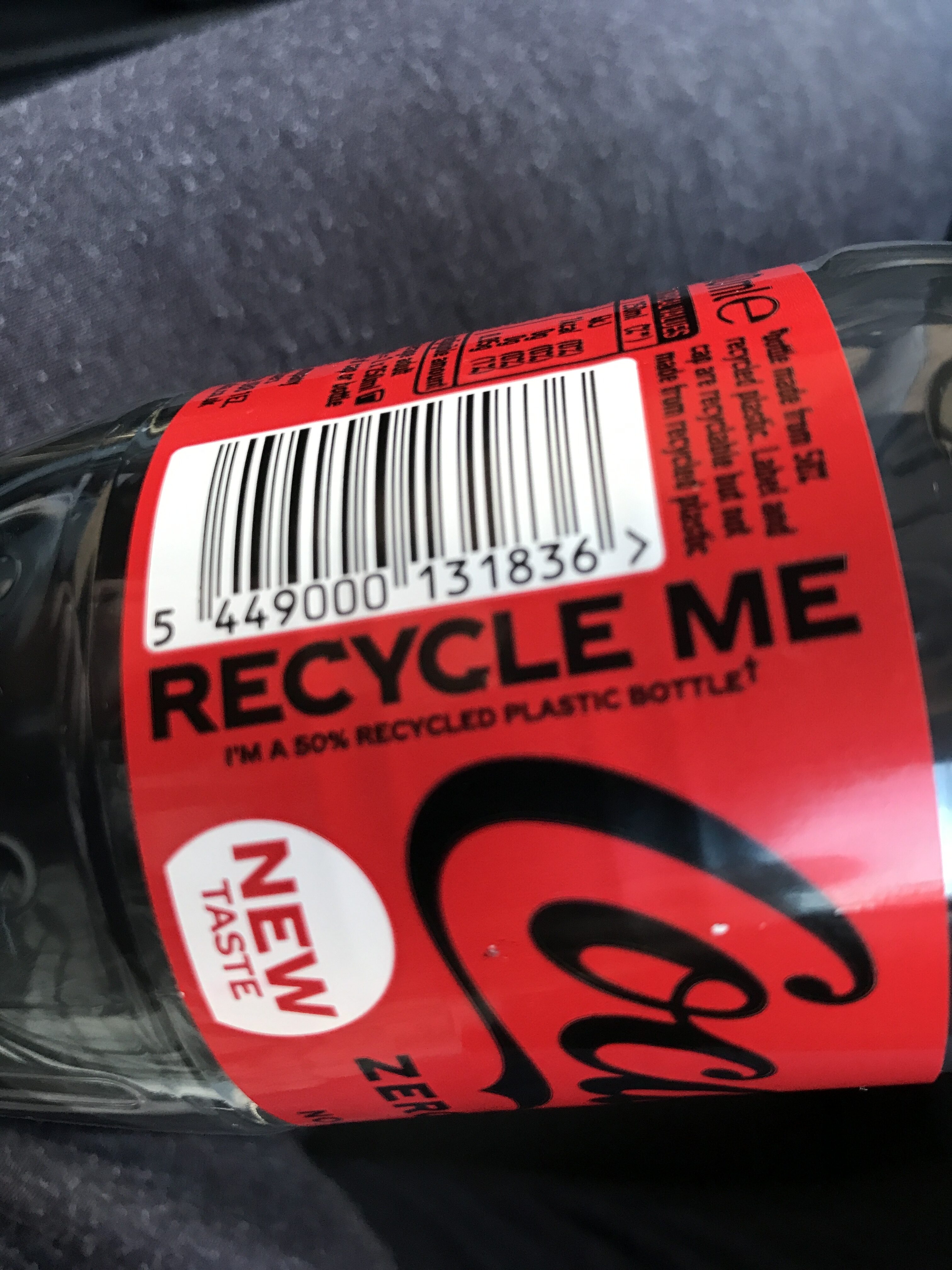 Coca-cola zéro - Recycling instructions and/or packaging information - en