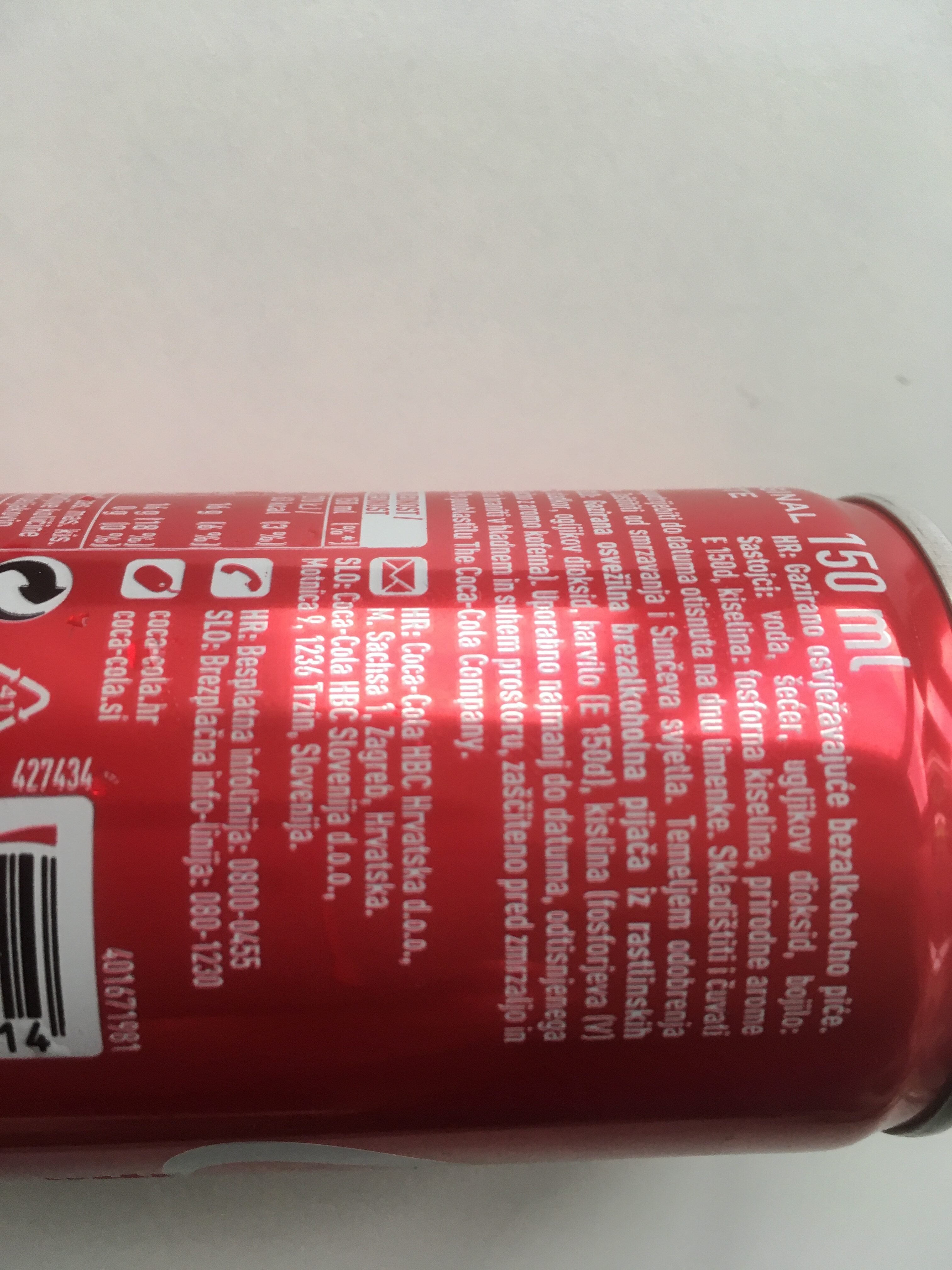 Coke Can 150ml - Ingredients - en
