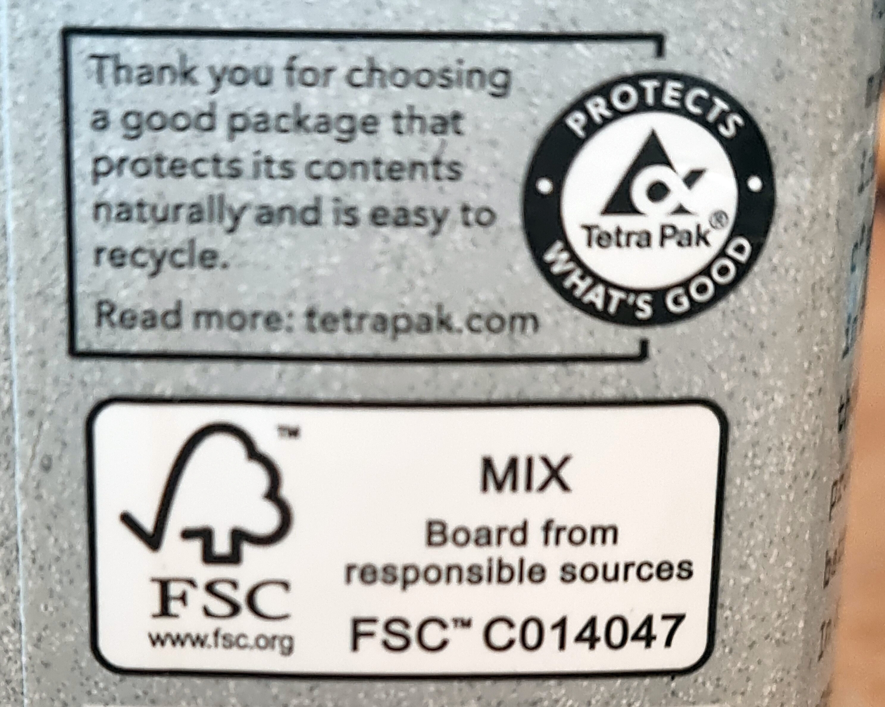 Oat drink barista edition - Recycling instructions and/or packaging information - en