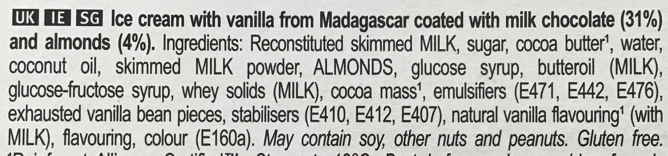 Mini almond - Ingredients - en