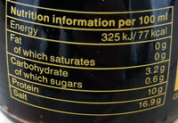 Kikkoman Soy Sauce 150ml - Nutrition facts - en